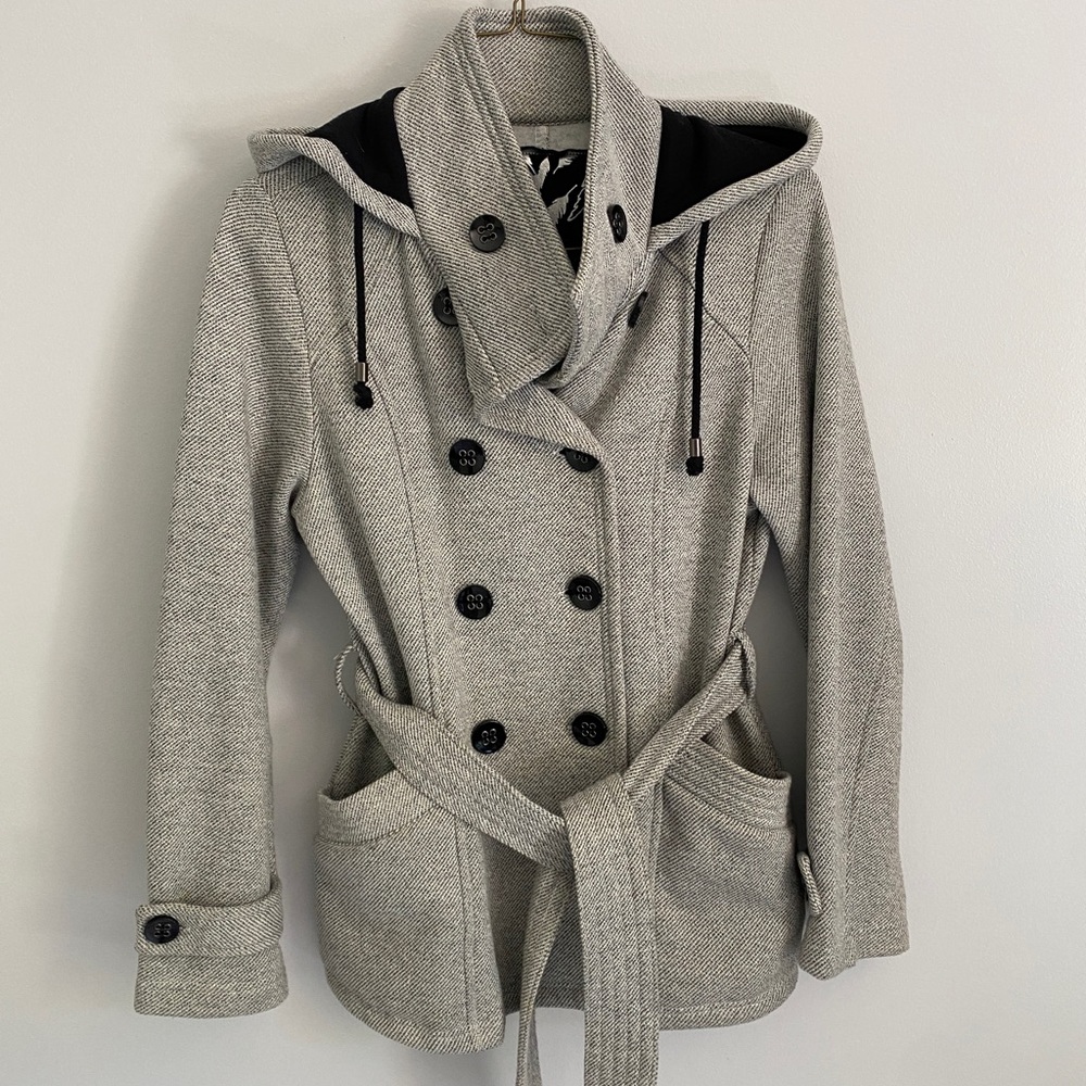 Casual Knit Peacoat